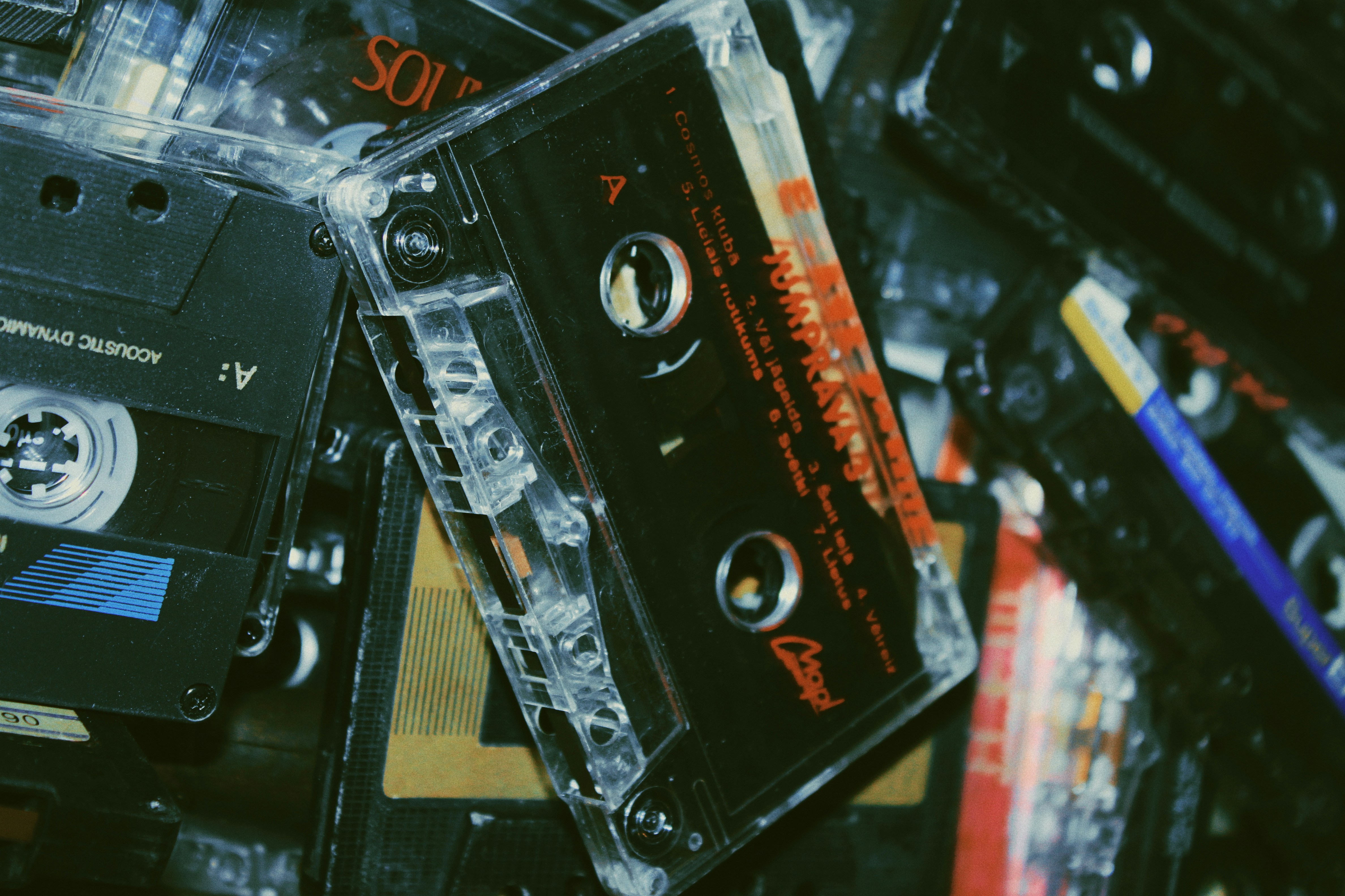 black radio tape